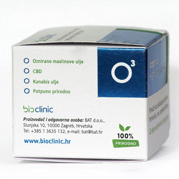 Bioclinic Hemoroid-os prikaz kutije sa bočne strane
